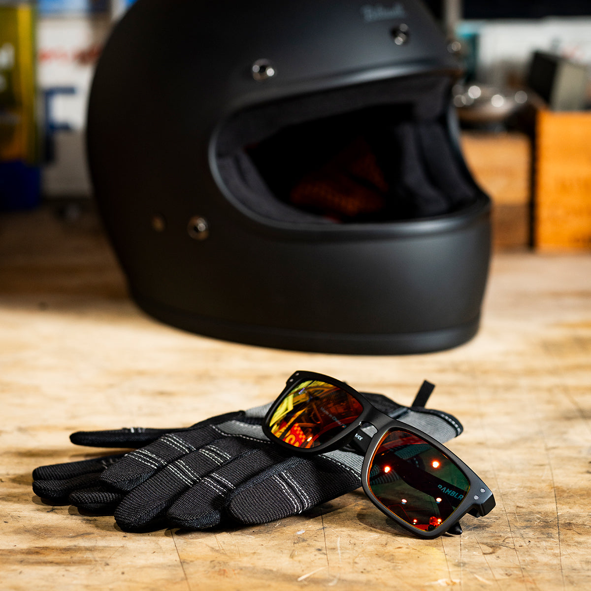 RAMBLR Sunglasses - Red Mirror
