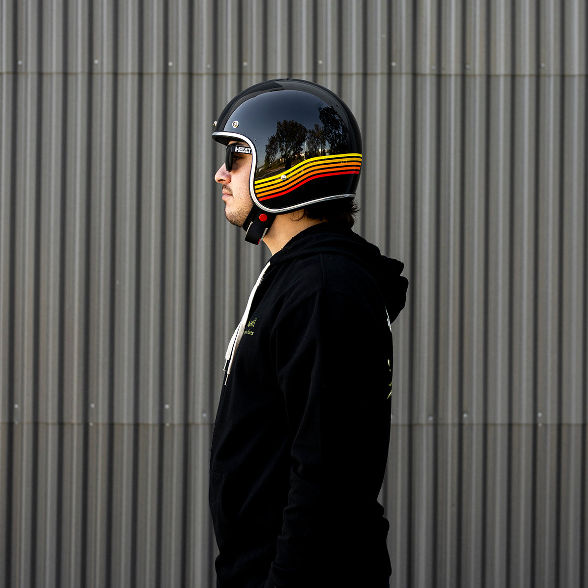 CLOSEOUT Bonanza Helmet - Gloss Black Spectrum