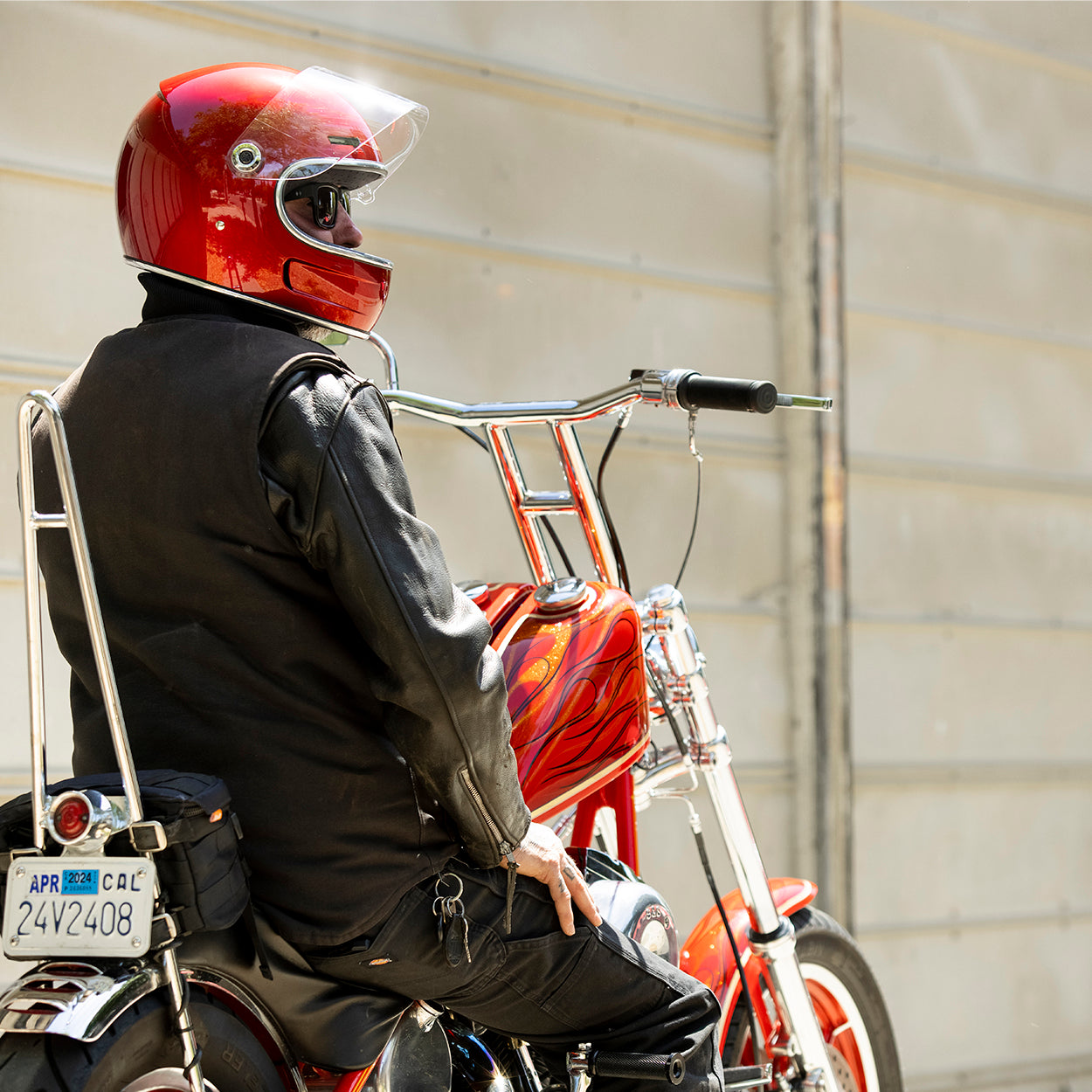 Casque intégral Gringo S ECE Metallic Cherry RedBiltwell