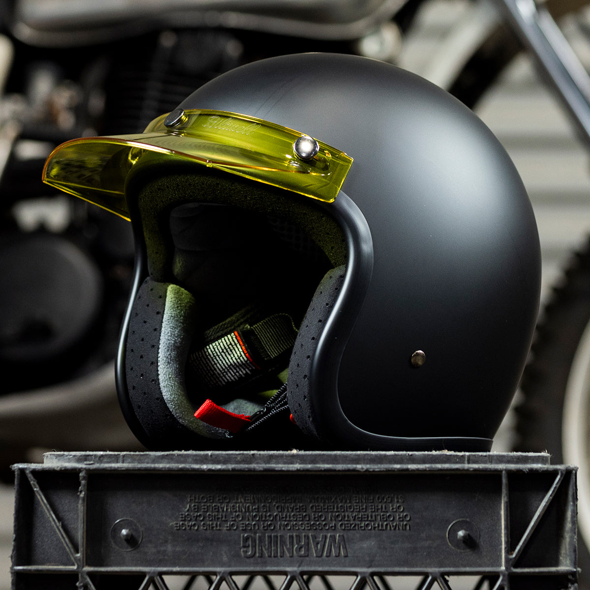 Moto Visor - Yellow