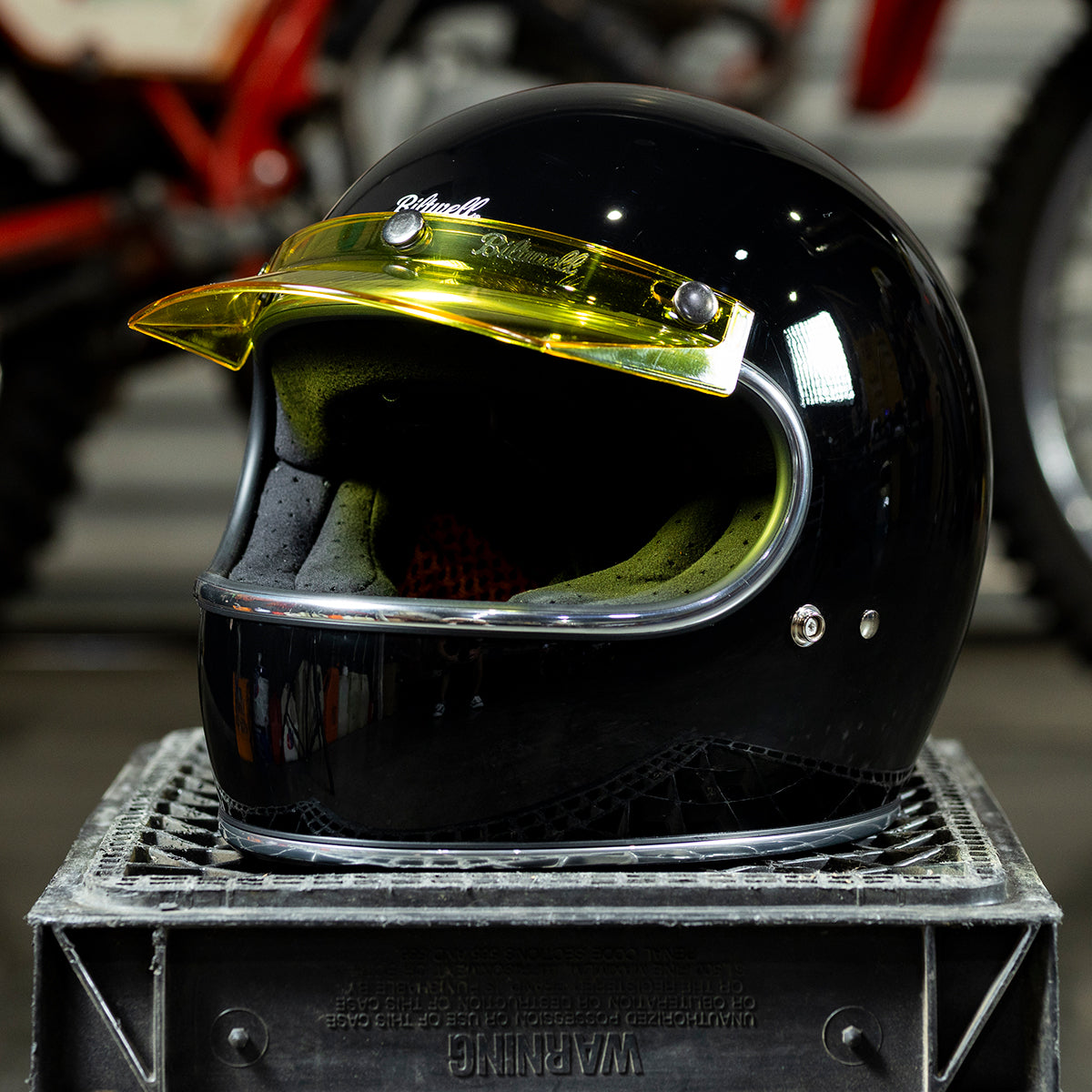 Moto Visor - Yellow