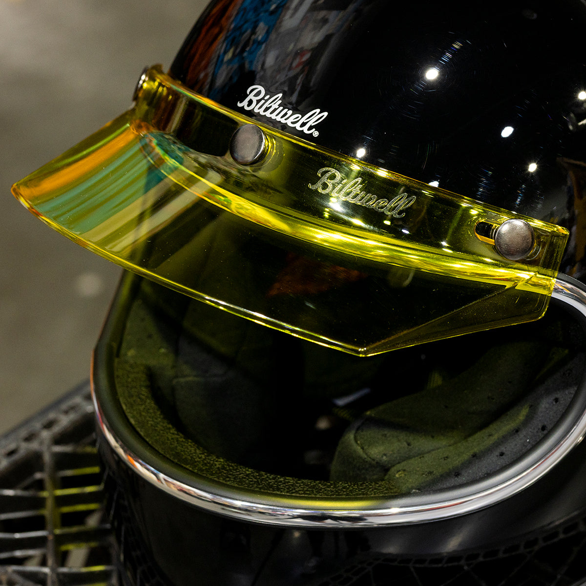 Moto Visor - Yellow