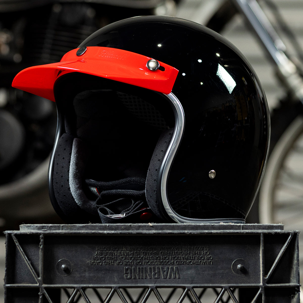 Moto Visor - Red