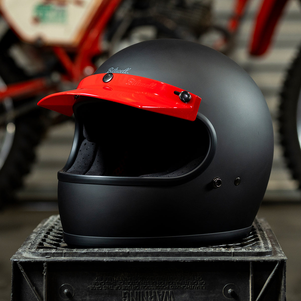Moto Visor - Red