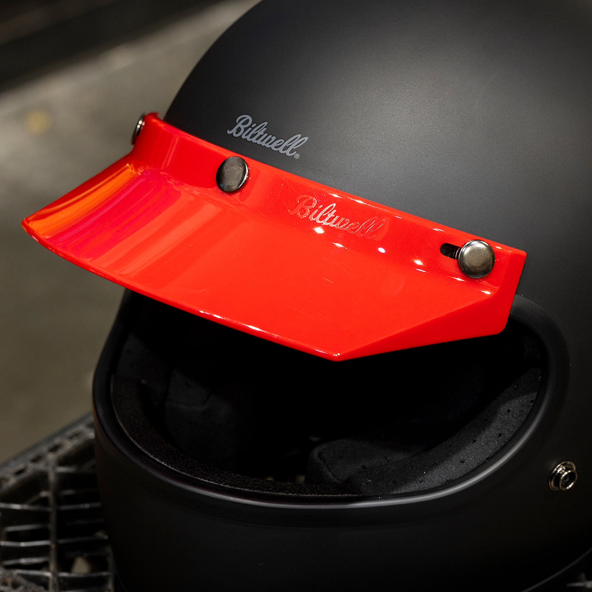Moto Visor - Red