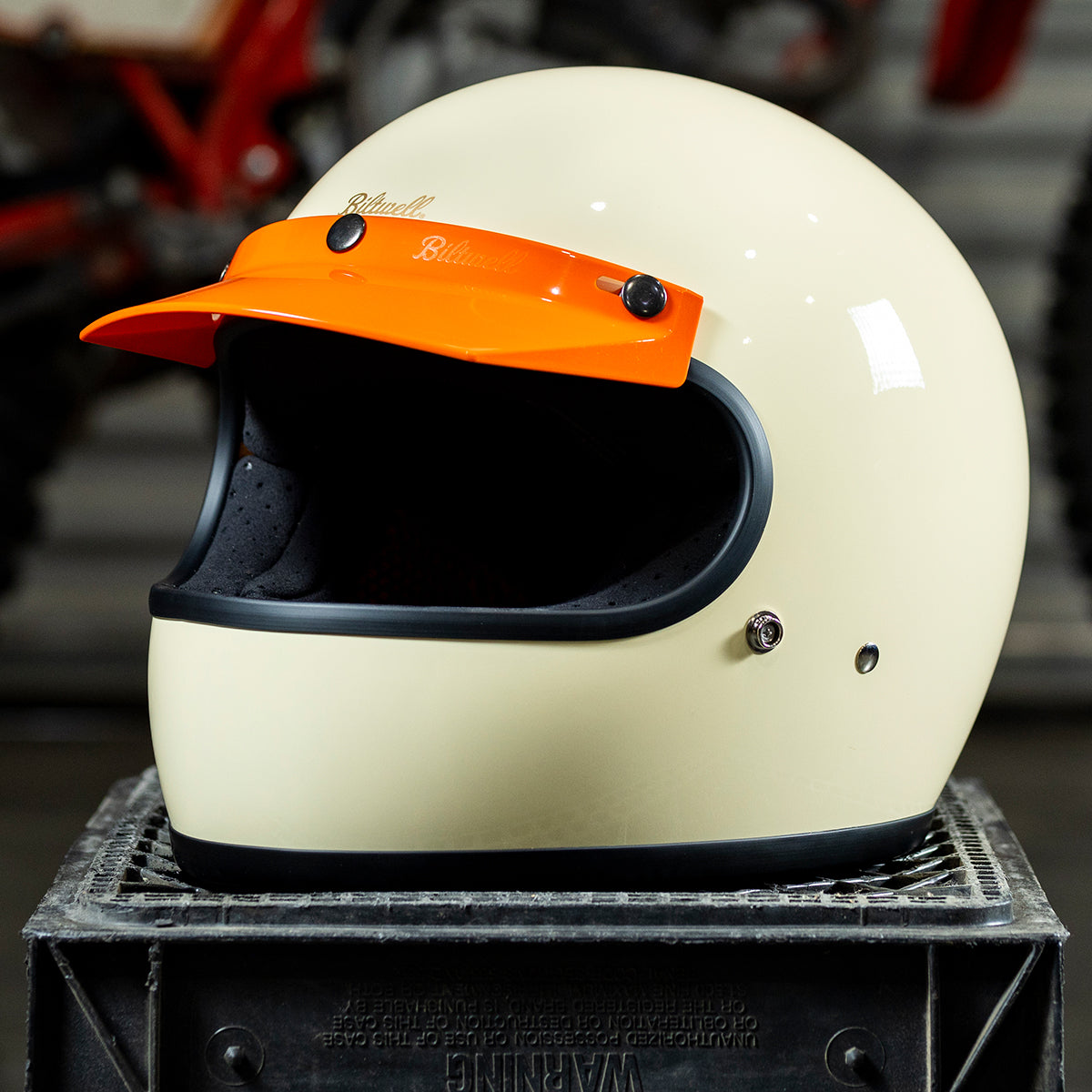 Moto Visor - Orange