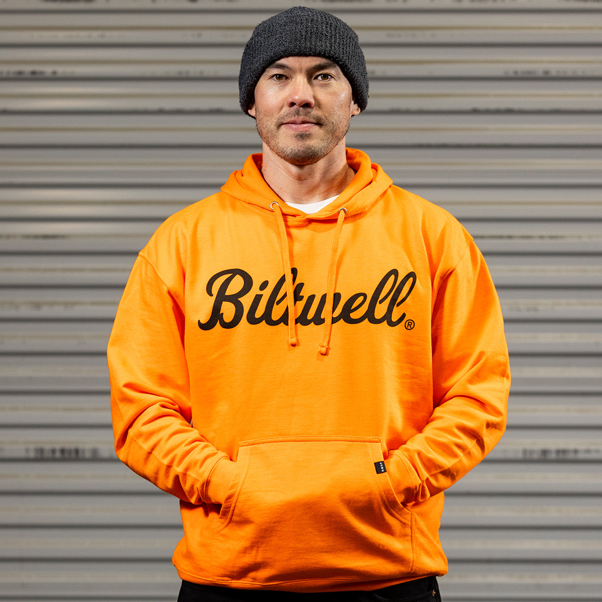 CLOSEOUT Script Pullover Hoodie - Hi-Vis