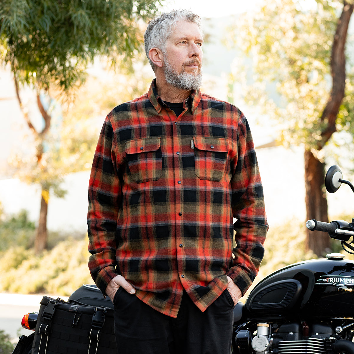 Rust Color Flannel Hi Test Flannel - Rust