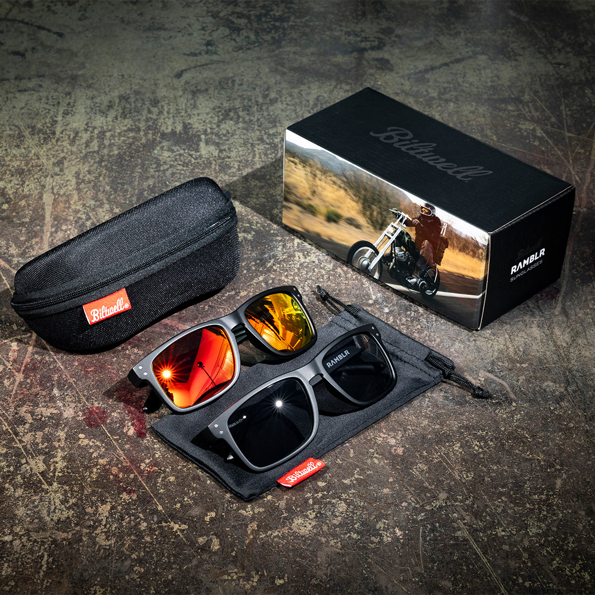 RAMBLR Sunglasses - Red Mirror