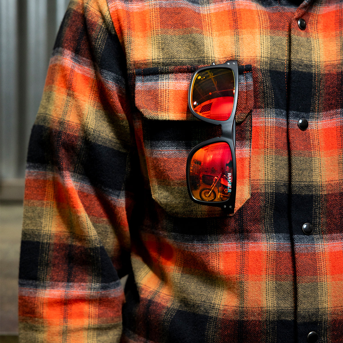 RAMBLR Sunglasses - Red Mirror