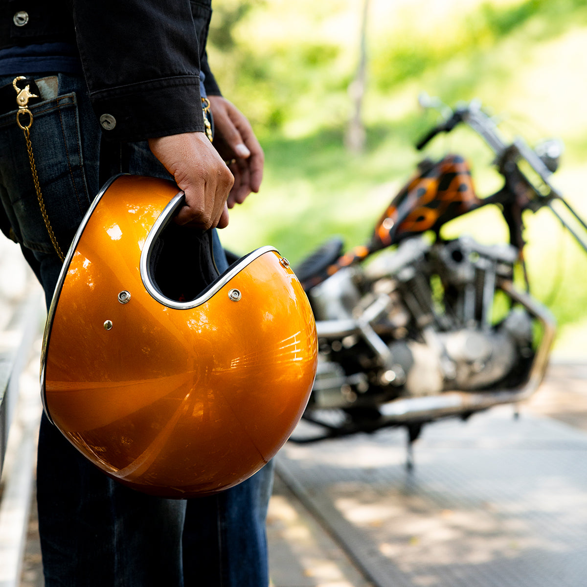 Gringo Helmet - Metallic Sunburst