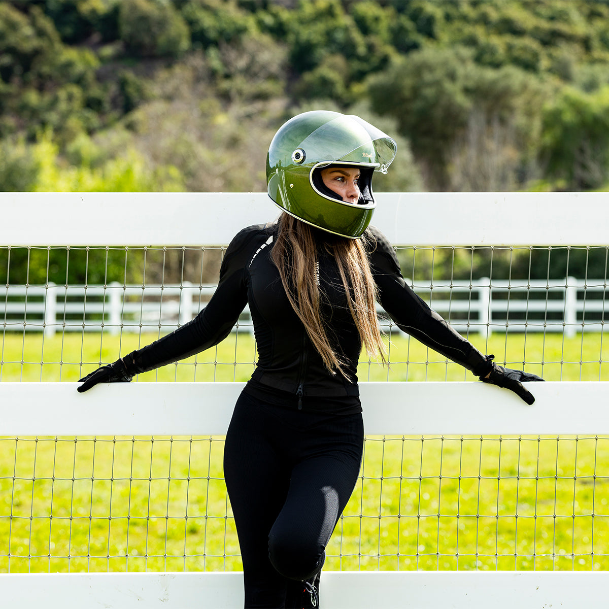 Gringo S Helmet - Metallic Dart Green