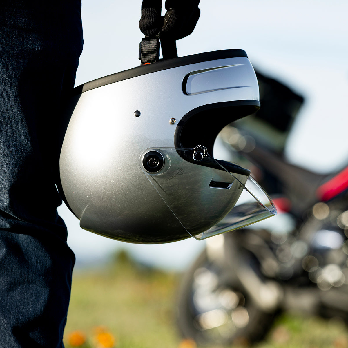 Gringo SV Helmet - Gloss Silver