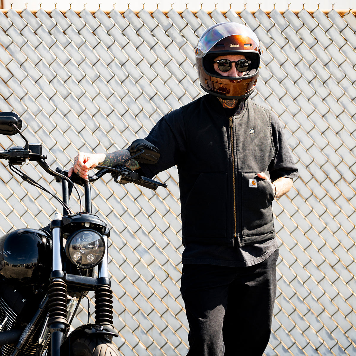 Gringo SV Helmet - Metallic Whiskey