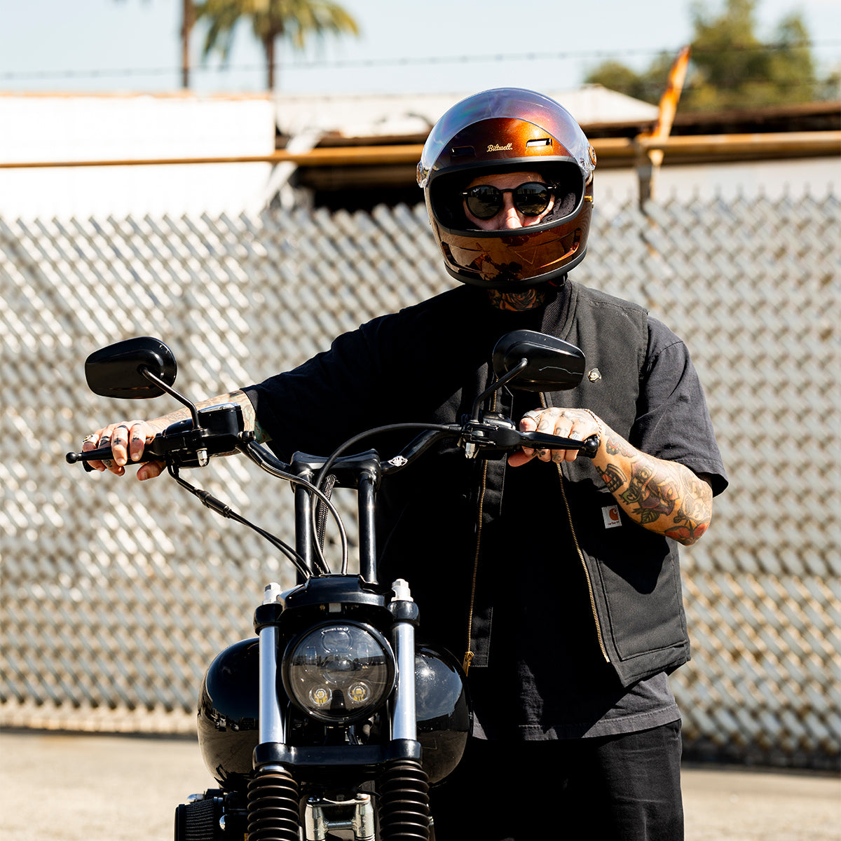 Gringo SV Helmet - Metallic Whiskey