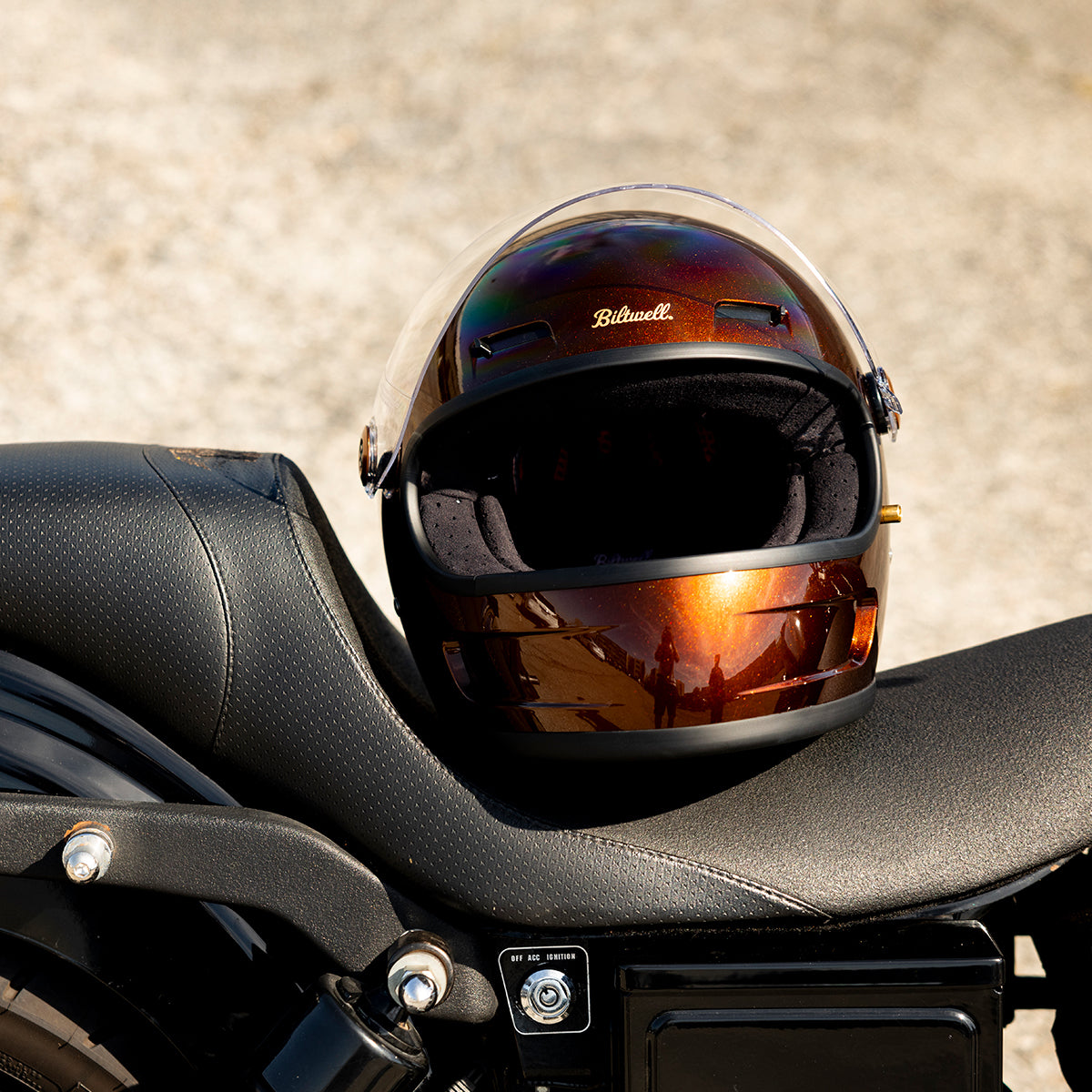 Gringo SV Helmet - Metallic Whiskey