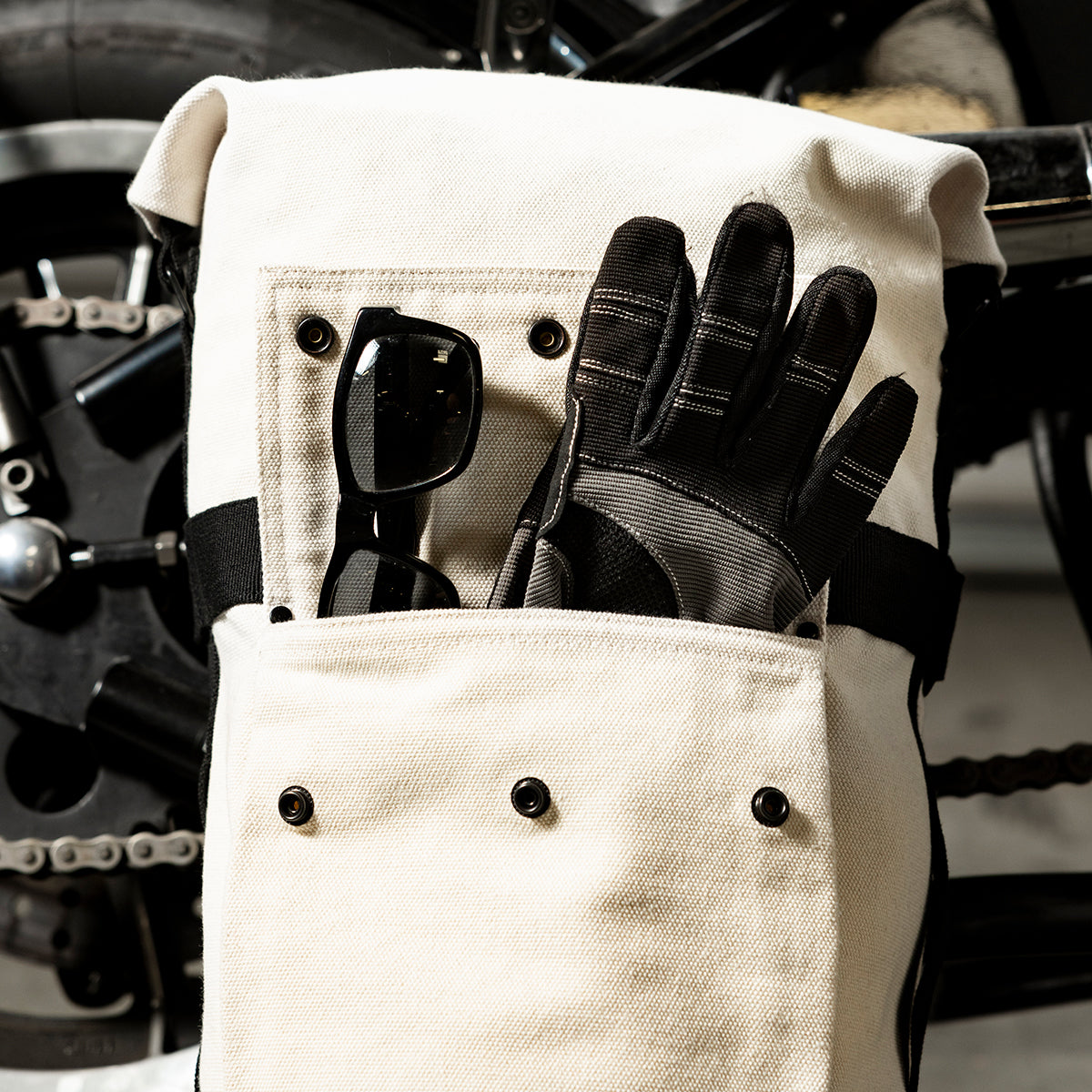 EXFIL-32 Sissy Bar Bag - Natural