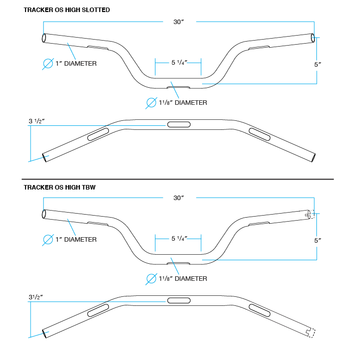 CLOSEOUT Tracker High O/S - Chrome