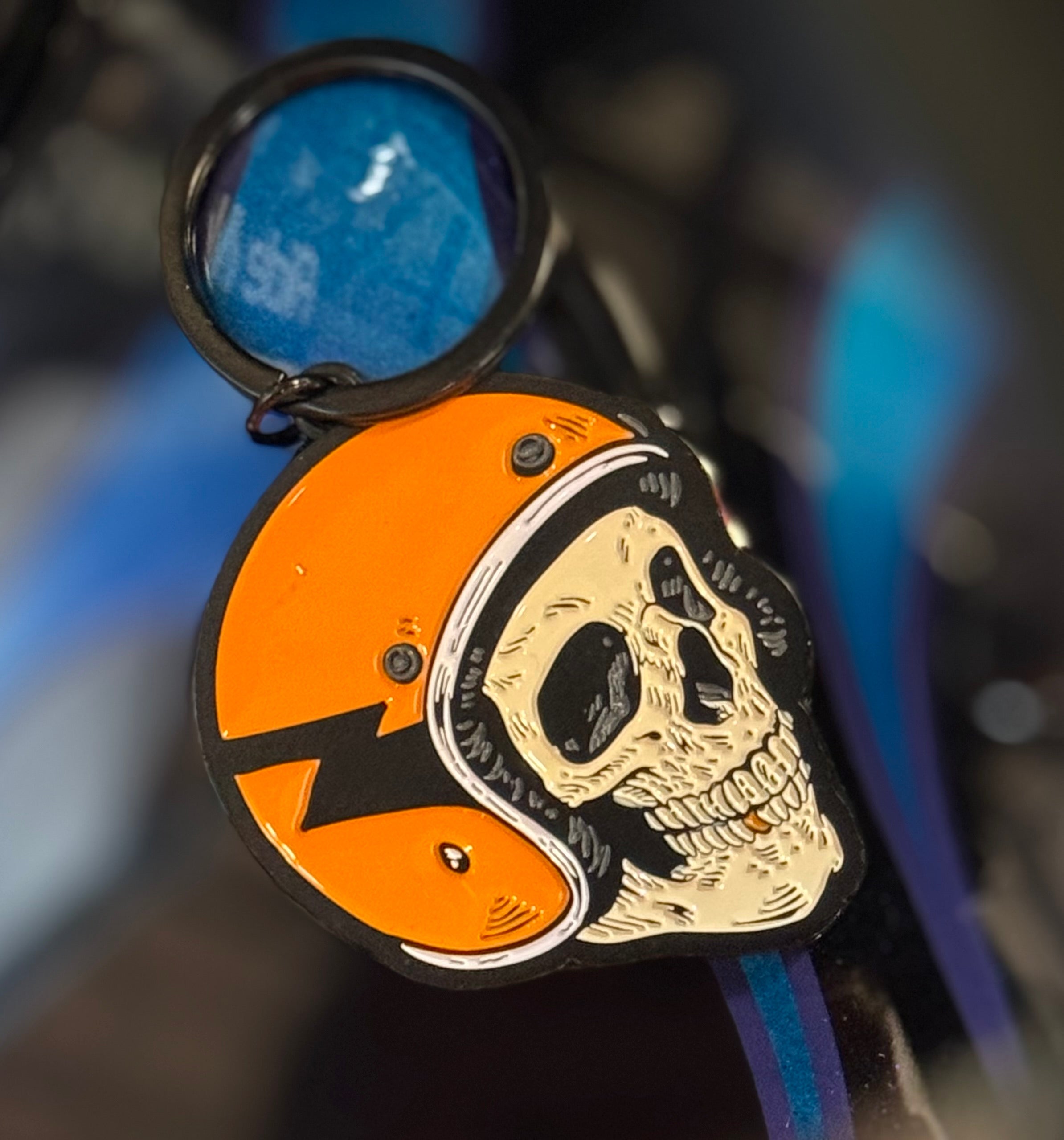 Bonanza Skull Keychain