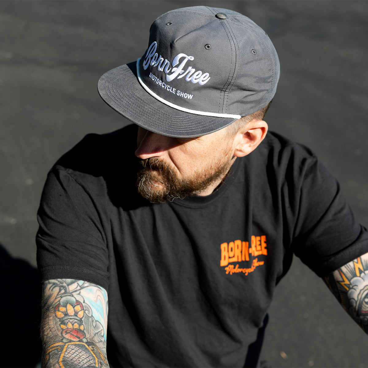 Born-Free Flow Logo Richardson Hat