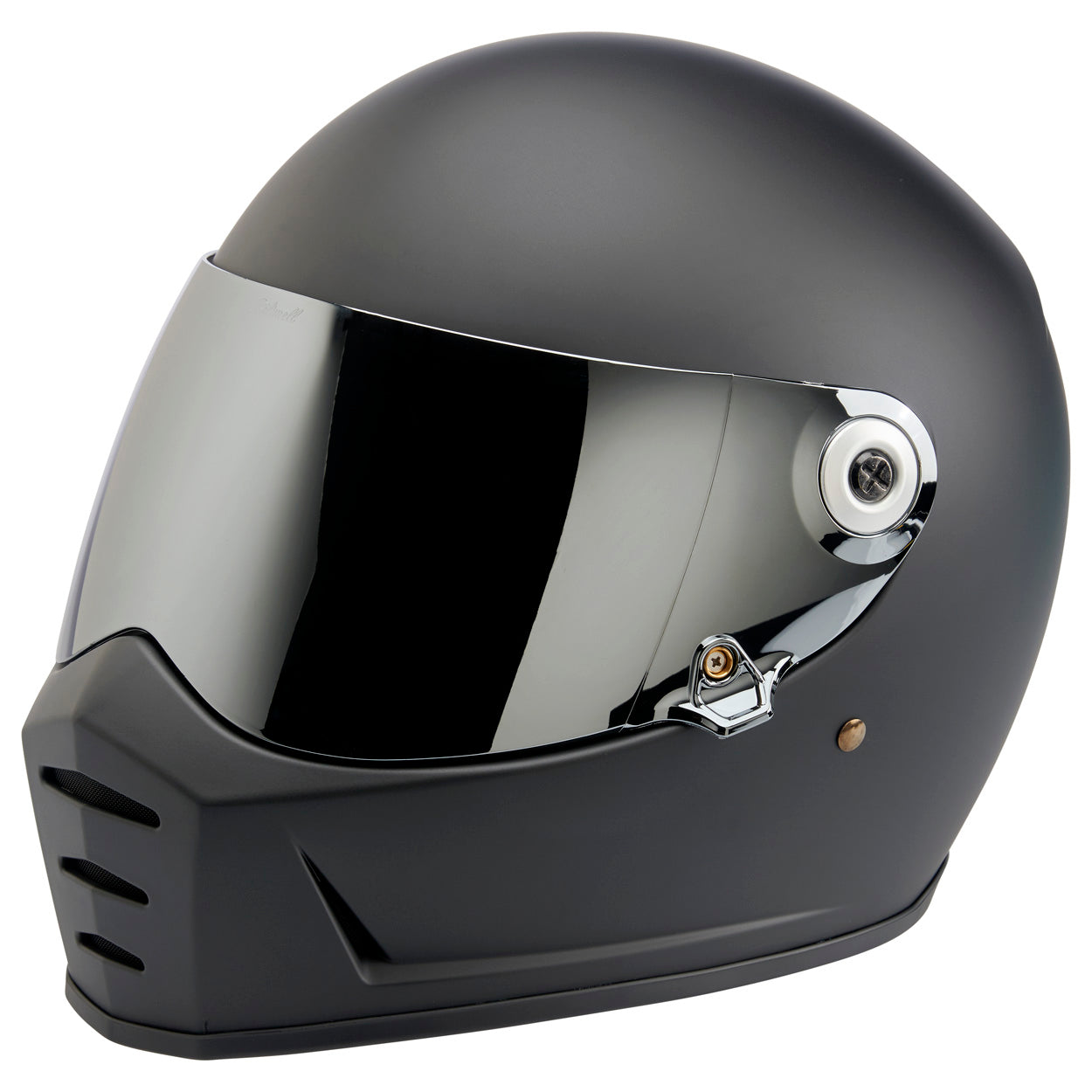 Helmet Hardware Kit - Black Screw / Silver Baseplate