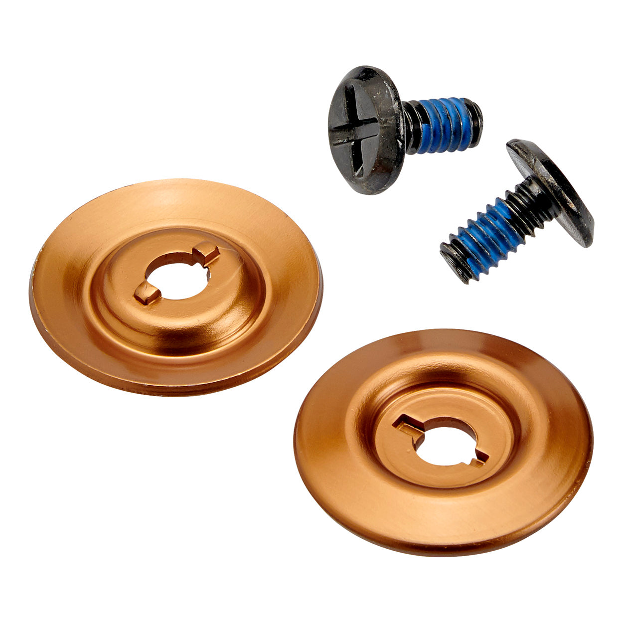 Helmet Hardware Kit - Black Screw / Bronze Baseplate