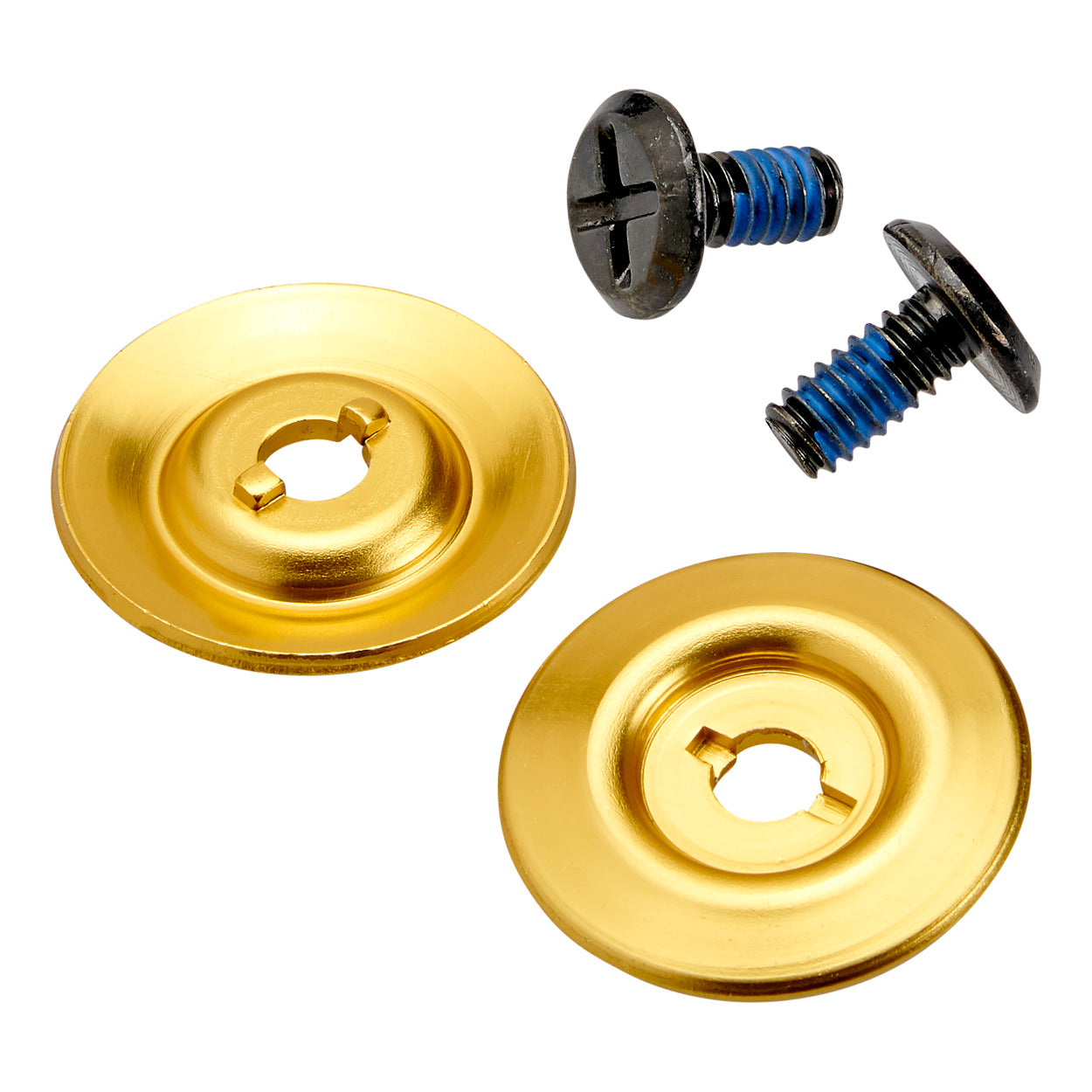 Helmet Hardware Kit - Black Screw / Gold Baseplate