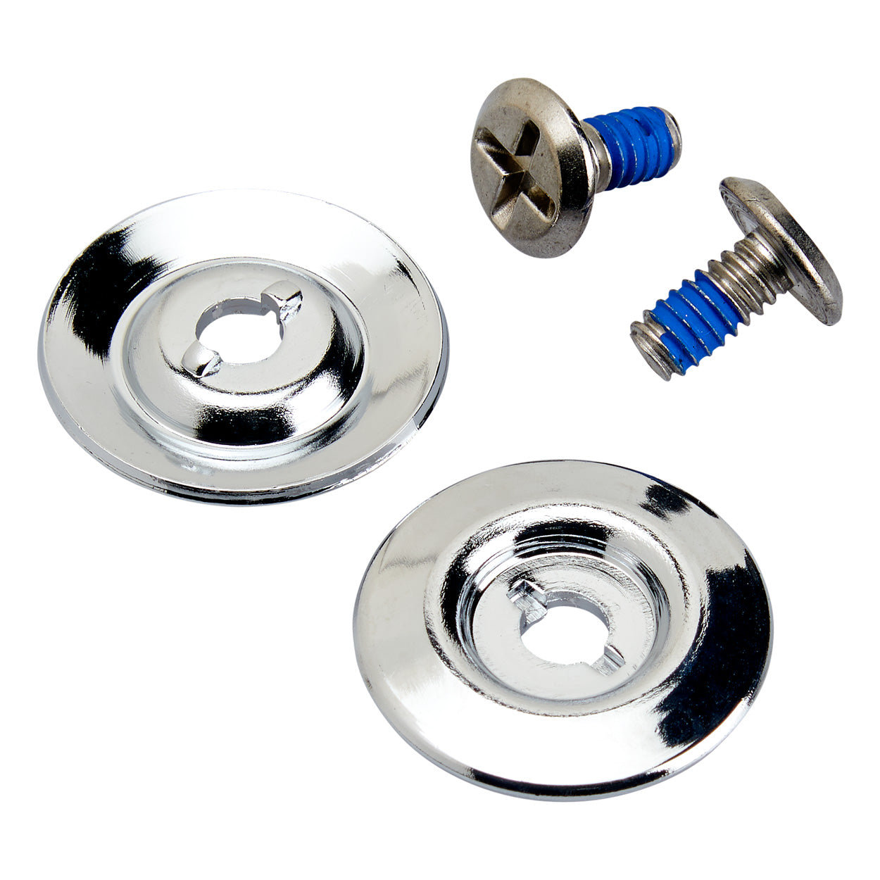 Helmet Hardware Kit - SS Screw / Chrome Baseplate