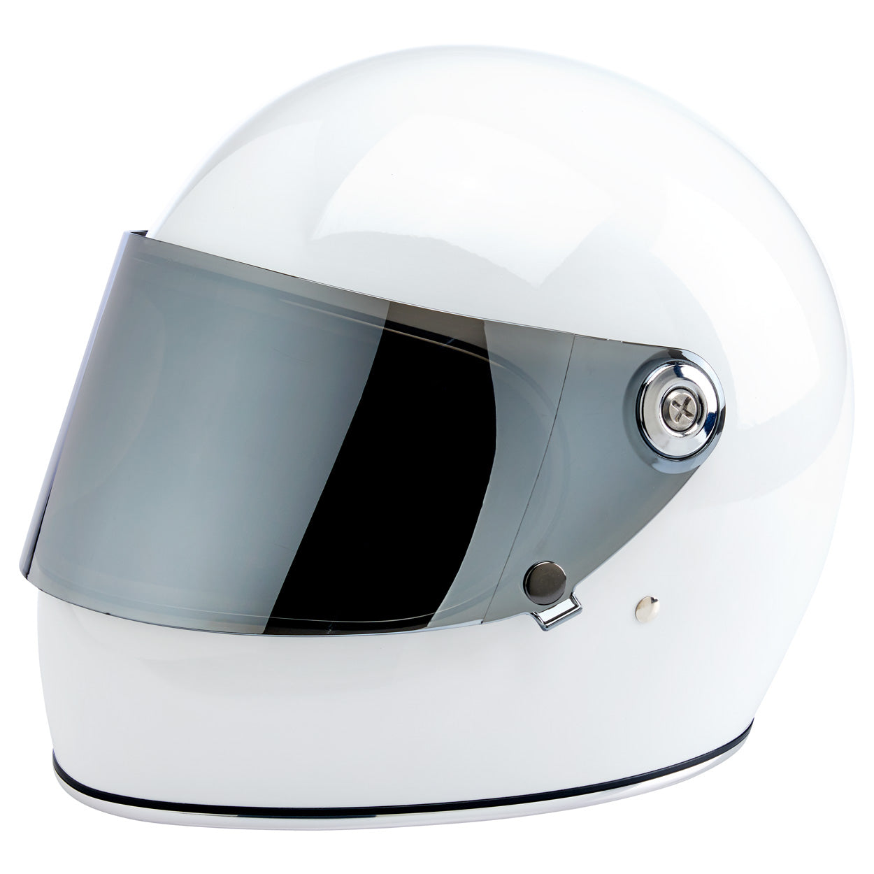 Helmet Hardware Kit - SS Screw / Chrome Baseplate