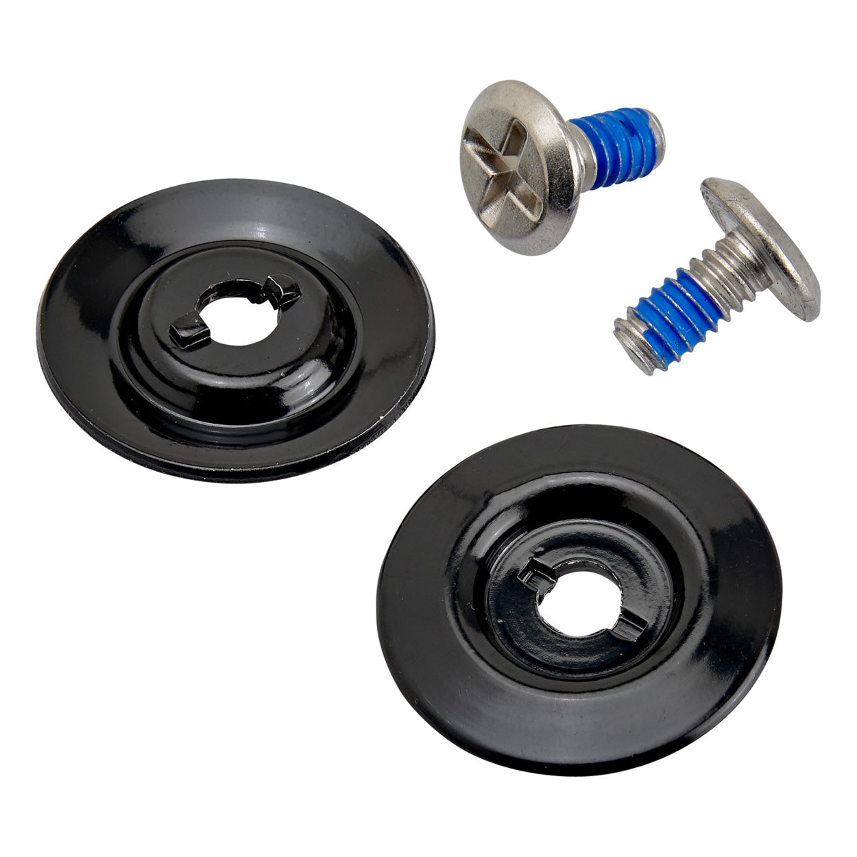 Helmet Hardware Kit - SS Screw / Black Baseplate