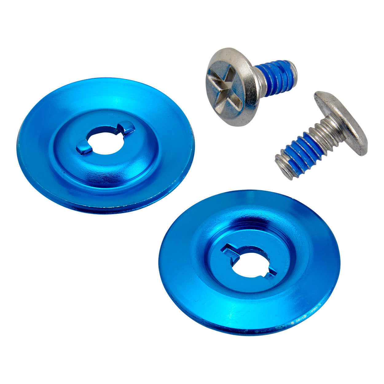 Helmet Hardware Kit - SS Screw / Blue Baseplate