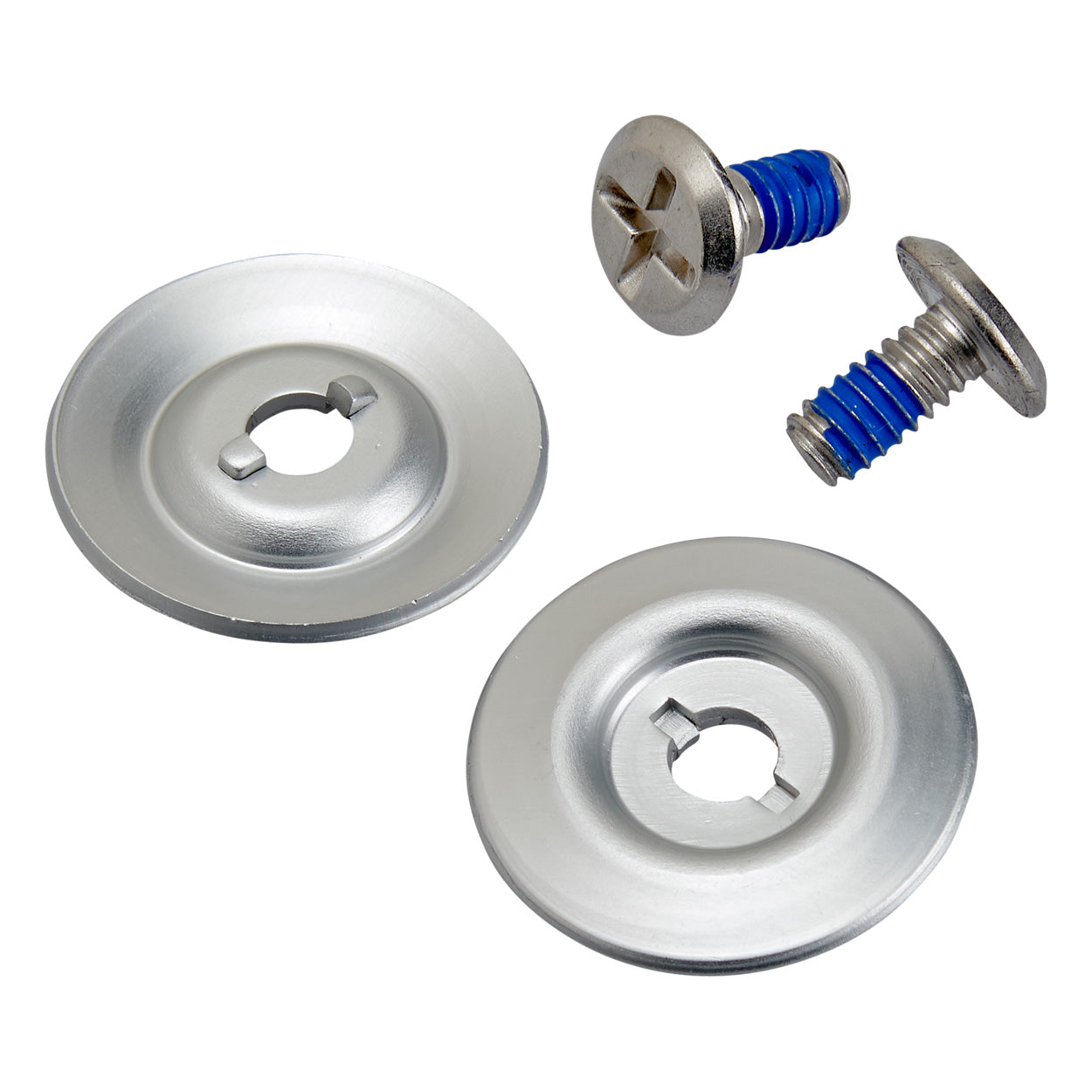 Helmet Hardware Kit - SS Screw / Silver Baseplate