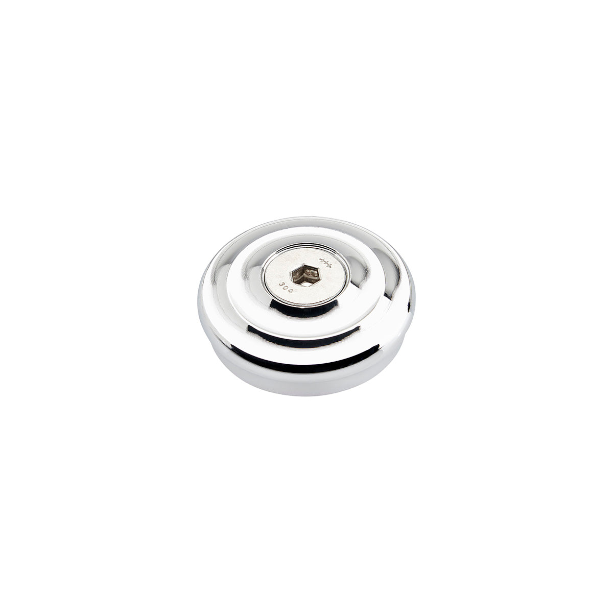 AlumiCore Throttle End Cap Kit - Chrome