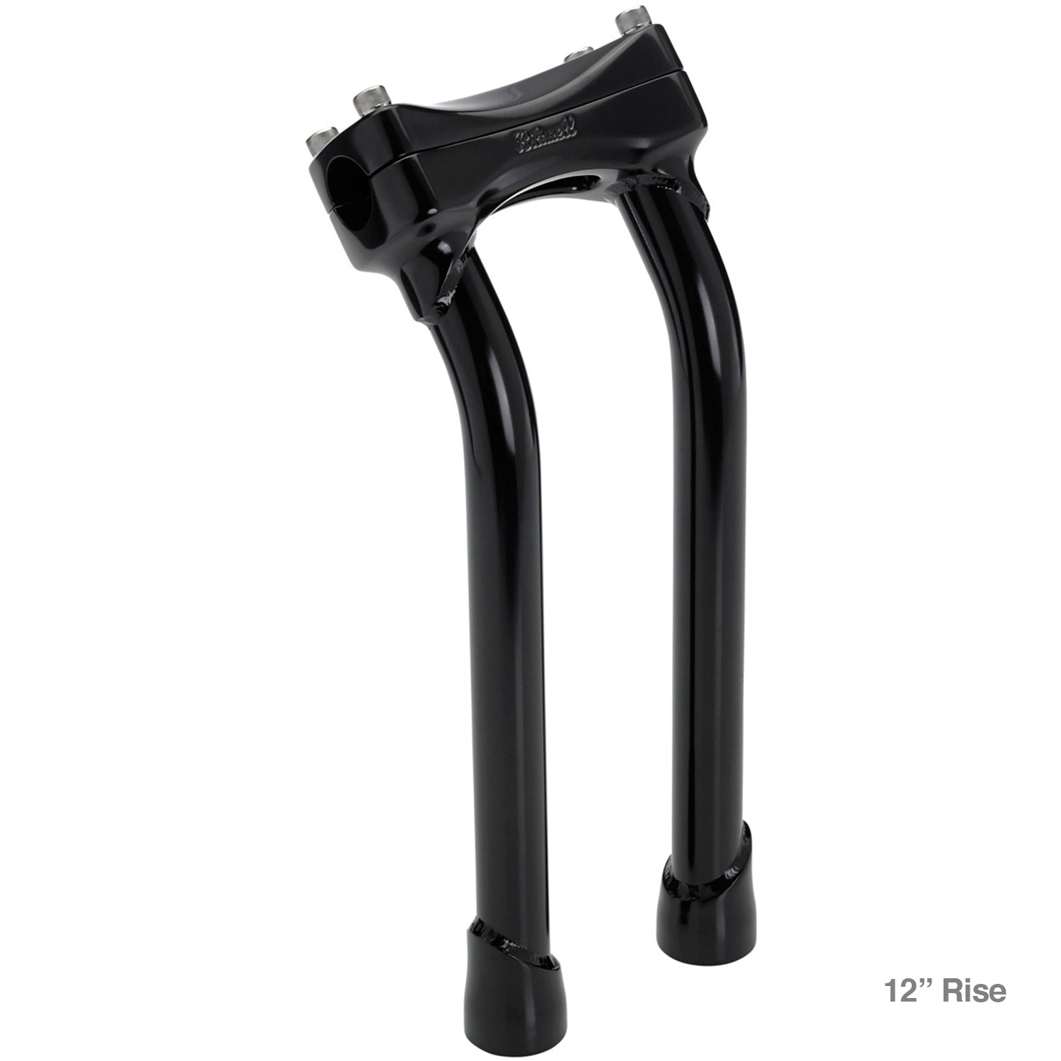 Murdock Pullback Risers 6" 8" 10" 12" - Black Electroplate