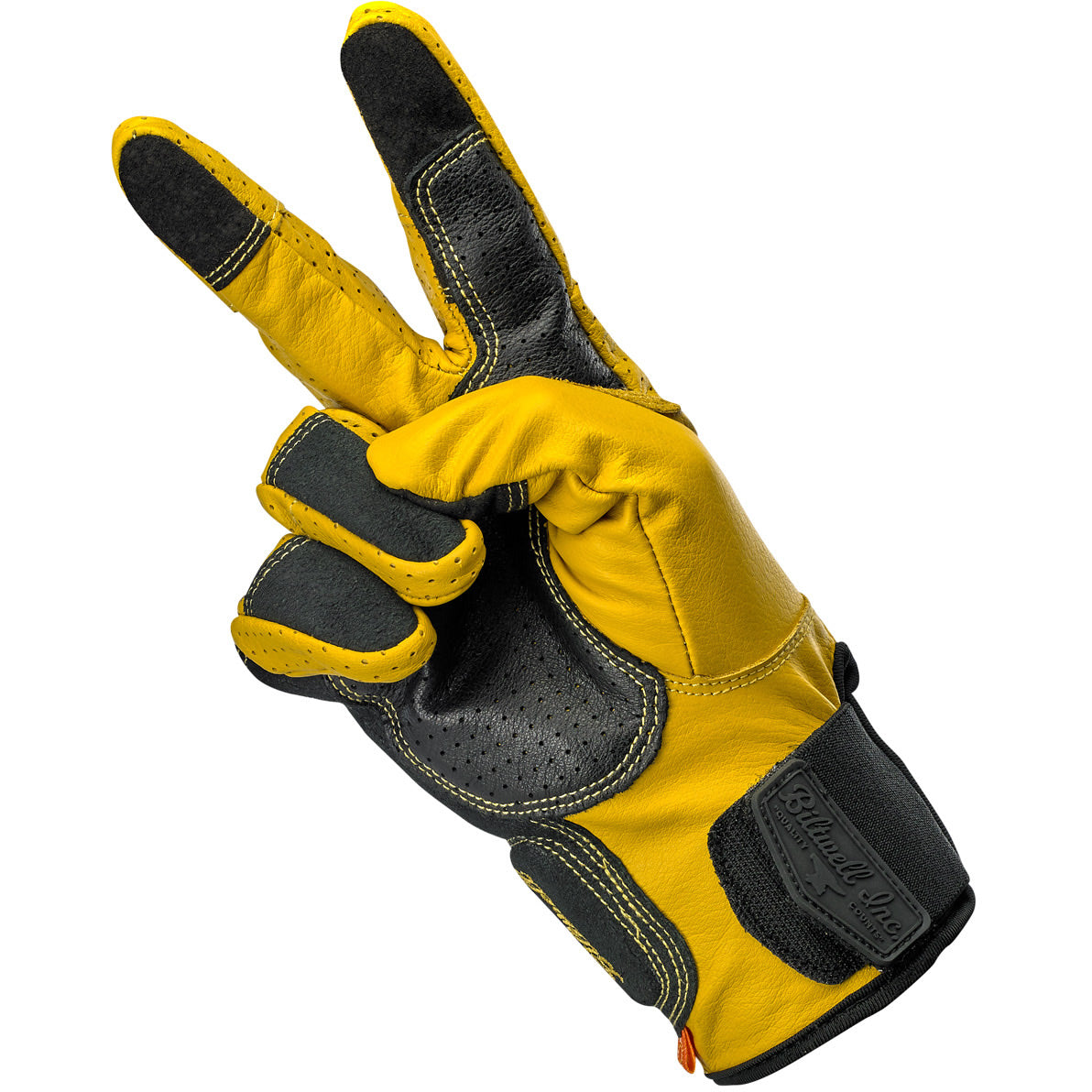 Biltwell Work Gloves 2.0 - Gold