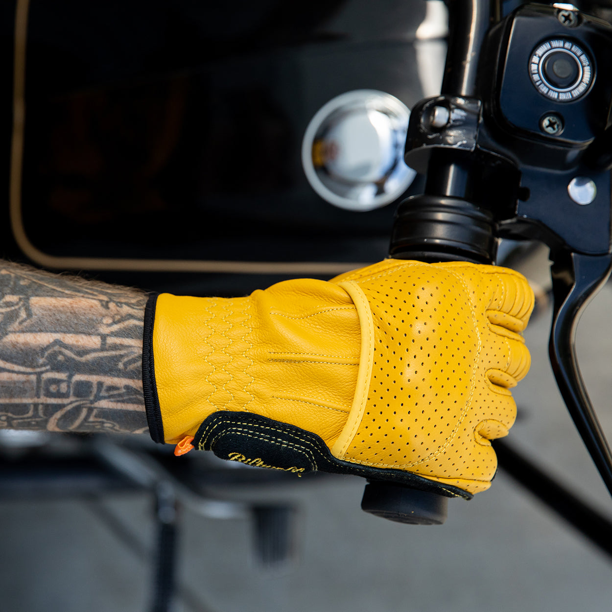 Biltwell Work Gloves 2.0 - Gold