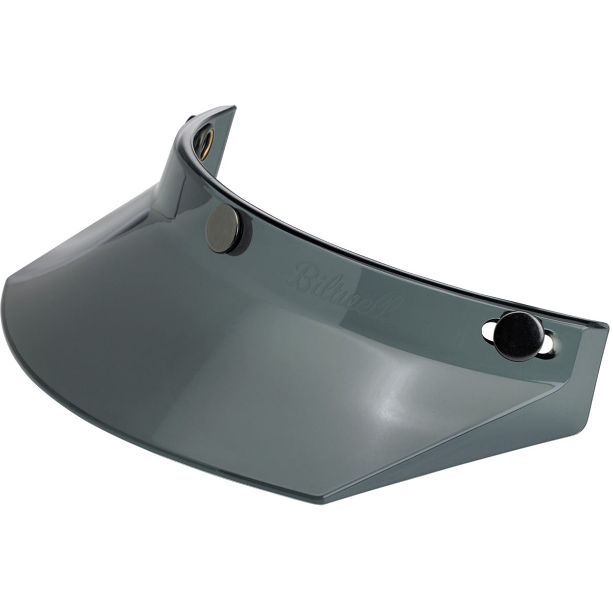 Visiera Parasole Per Casco BILTWELL GZM FRONTINO: Bianca, Con 3 Bottoni, Compatibile Con DMD, Bandit, Yamaha, AFX, TORX
