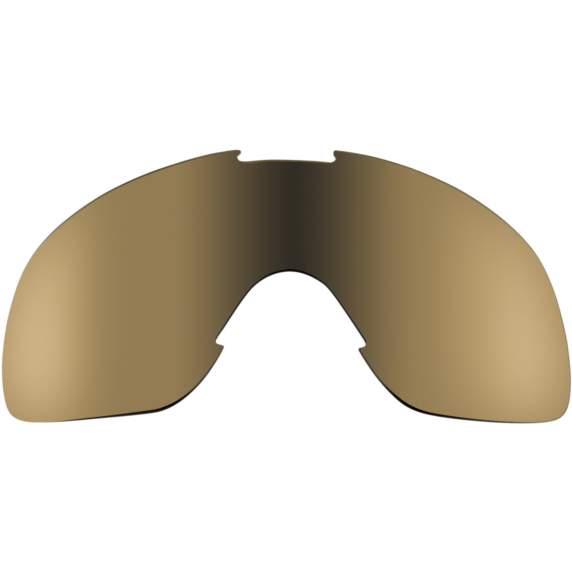 Overland 2.0 Goggle Lens - Gold Mirror / Brown