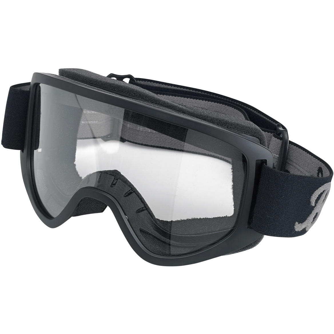 ビルトウェル　Biltwell Moto Goggle 2.0とスモークレンズ Biltwell Moto 2.0 Goggle - Script Black