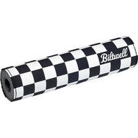 Moto Bar Pad Checkers / Script Black