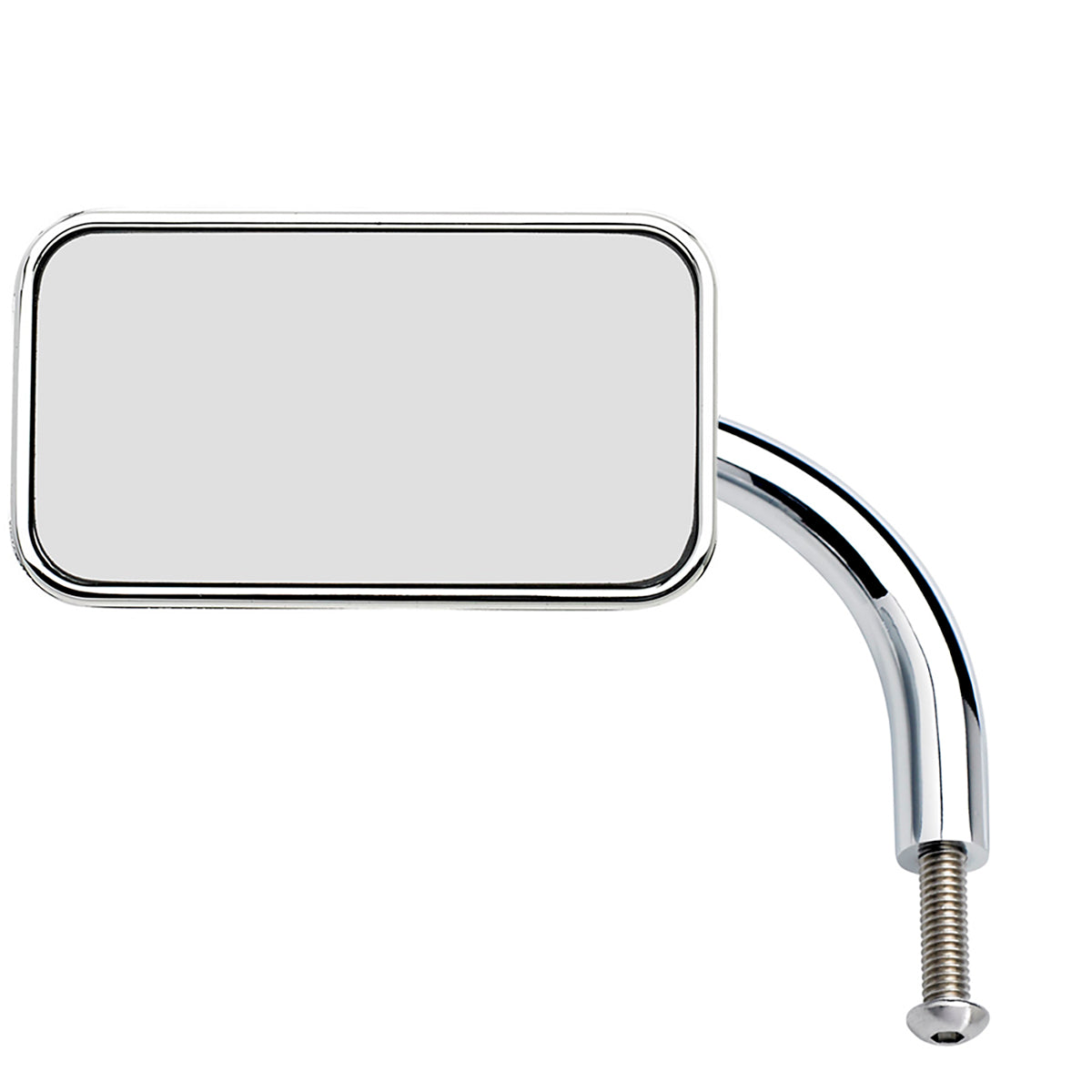Utility Mirror Rectangle Perch Mount - Chrome