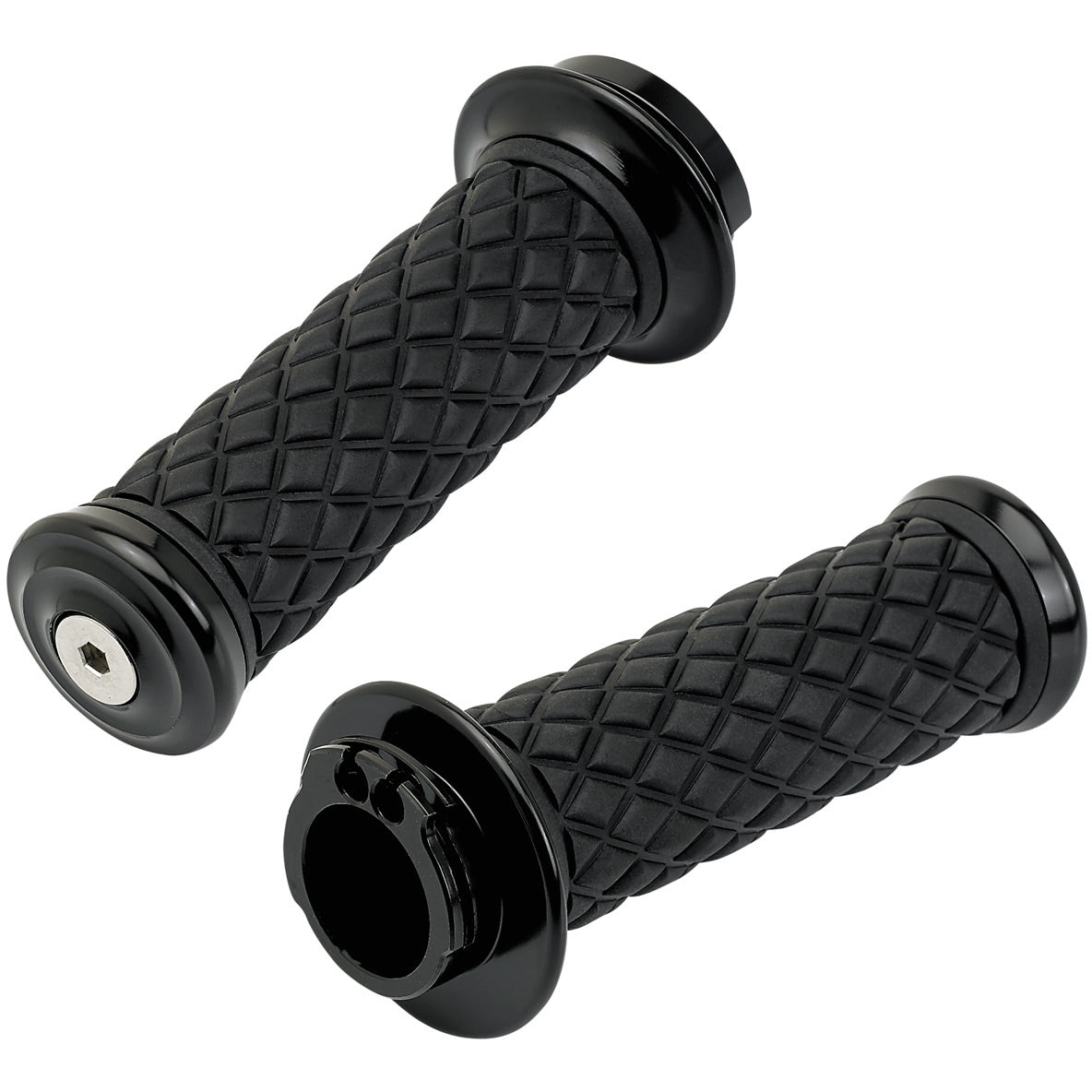 AlumiCore Grip Set Dual Cable - Black Electroplate