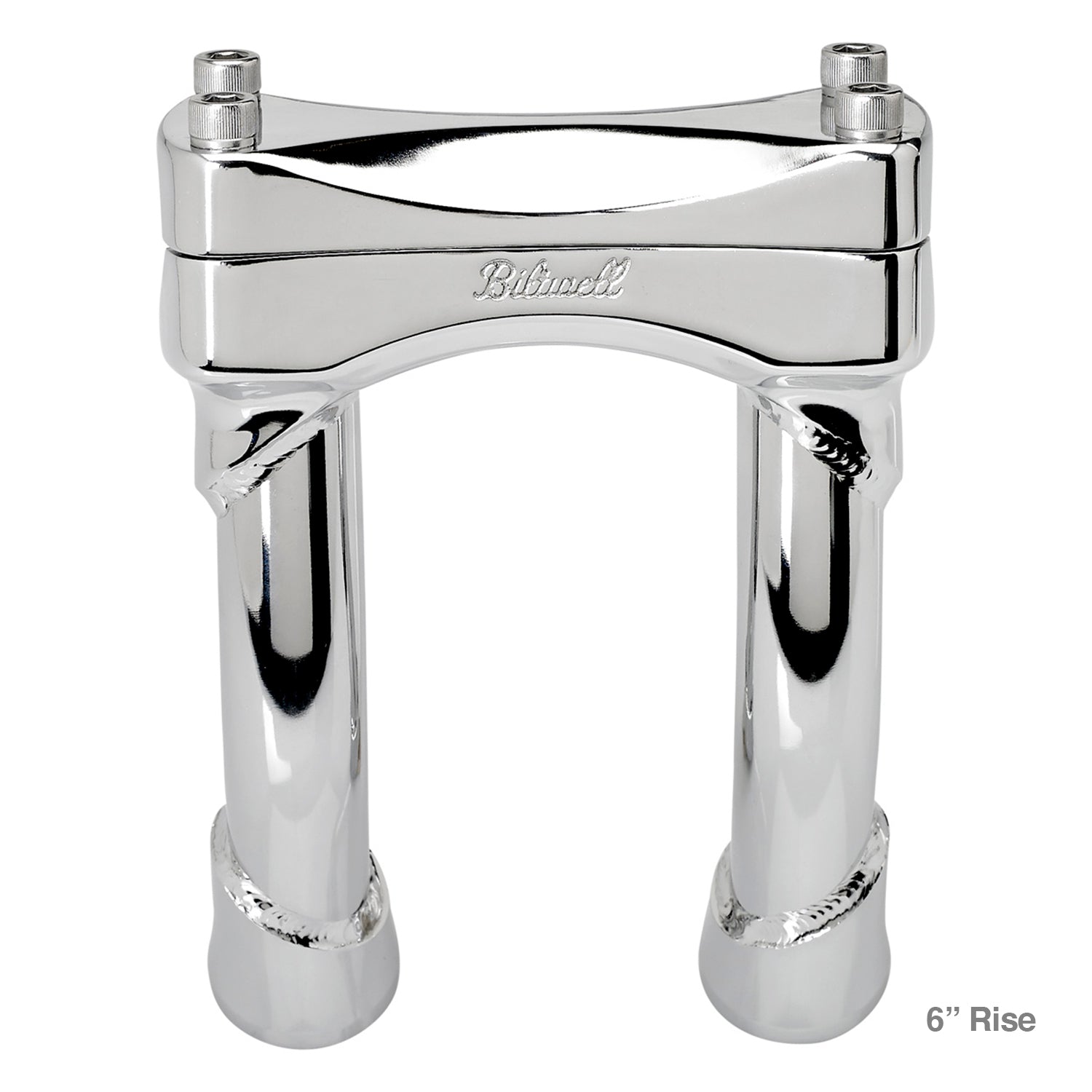 Murdock Pullback Risers 6" 8" 10" 12" - Chrome