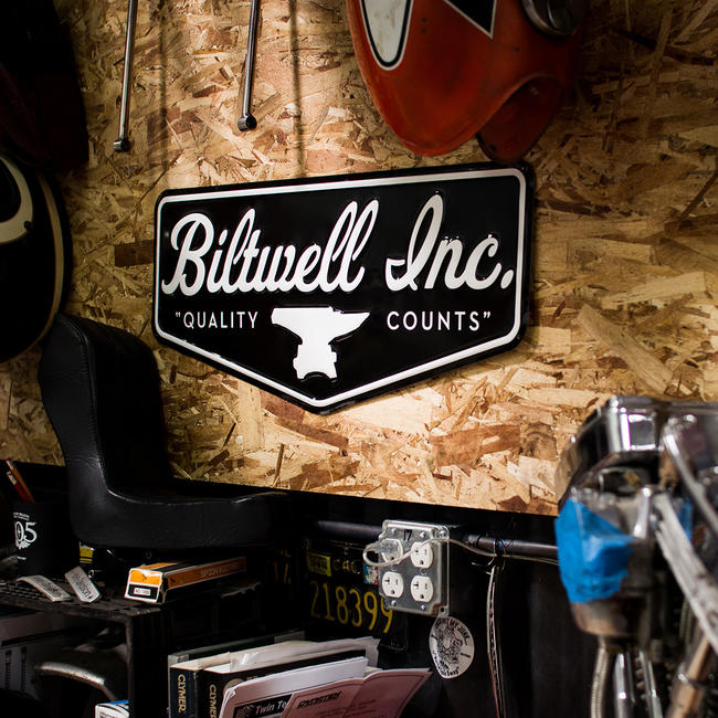 Biltwell Shop Sign 