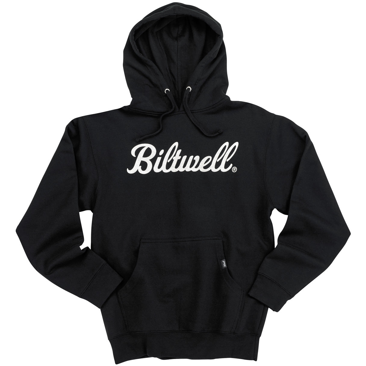 Script Pullover Hoodie - Black