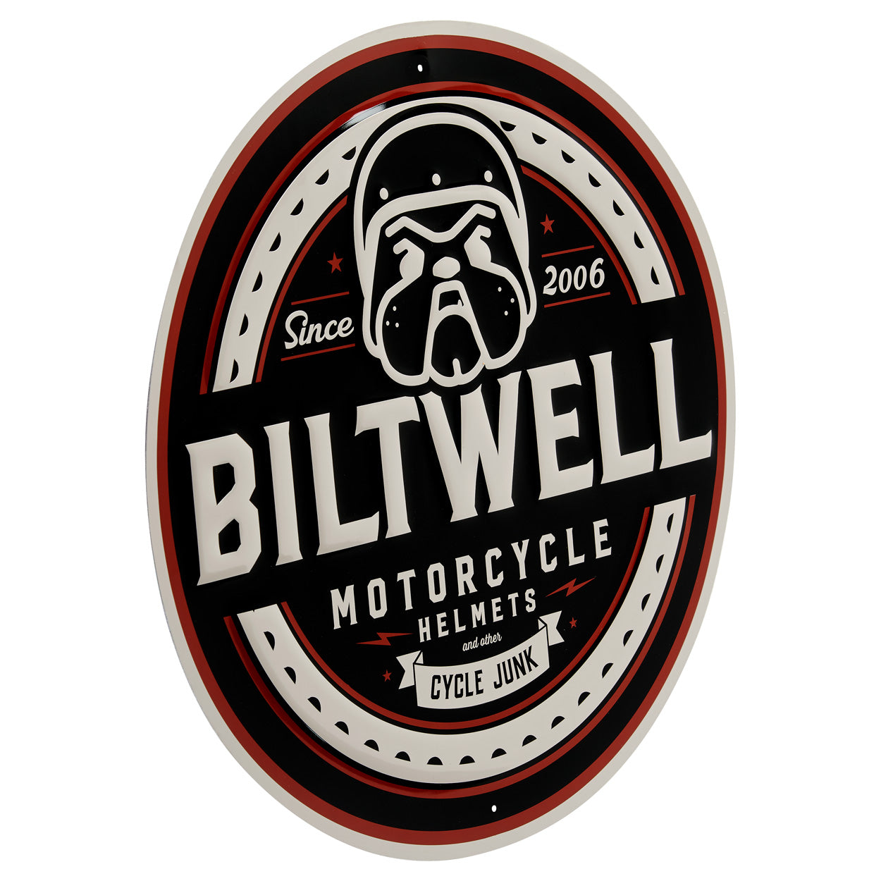 CLOSEOUT Biltwell Shop Sign - Bulldog