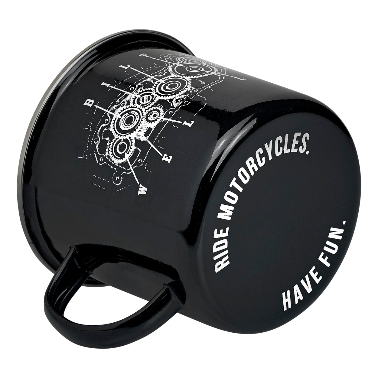 CLOSEOUT Camp Mug - Quad Black/White