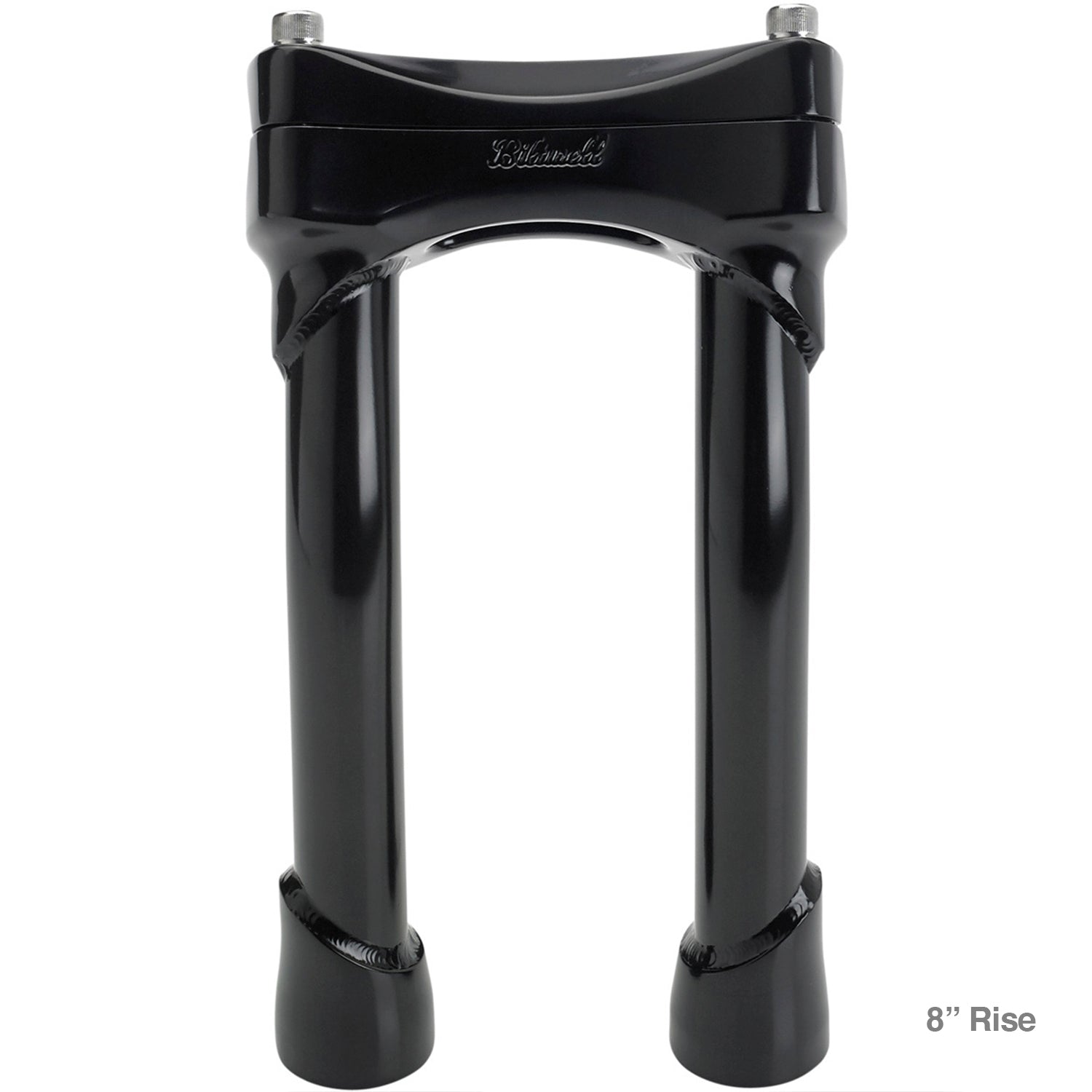 Murdock Pullback Risers 6" 8" 10" 12" - Black Electroplate