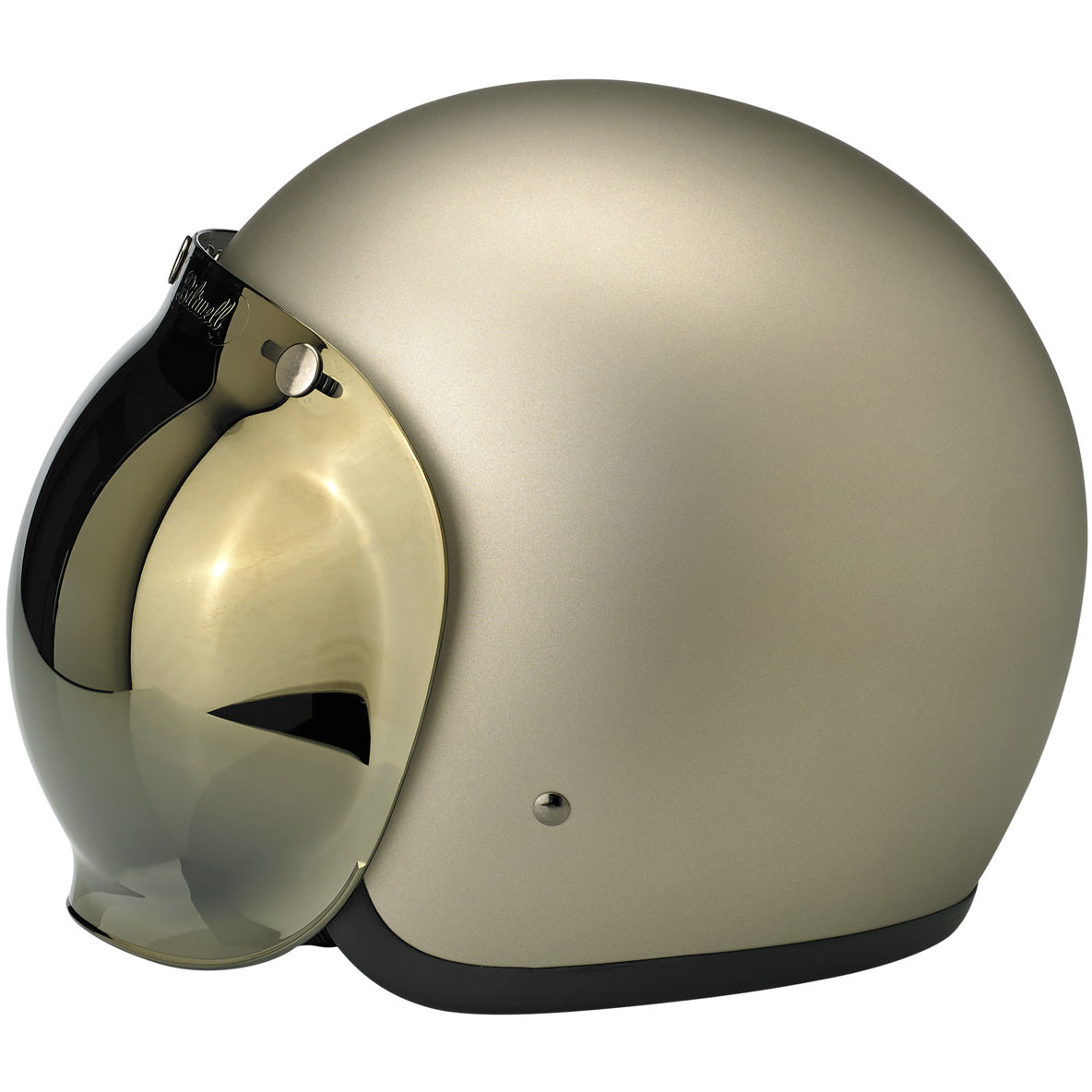 ゴールド フルフェイスヘルメット ミラーシールド Biltwell Biltwell Bubble Shield Anti-Fog - Gold Mirror