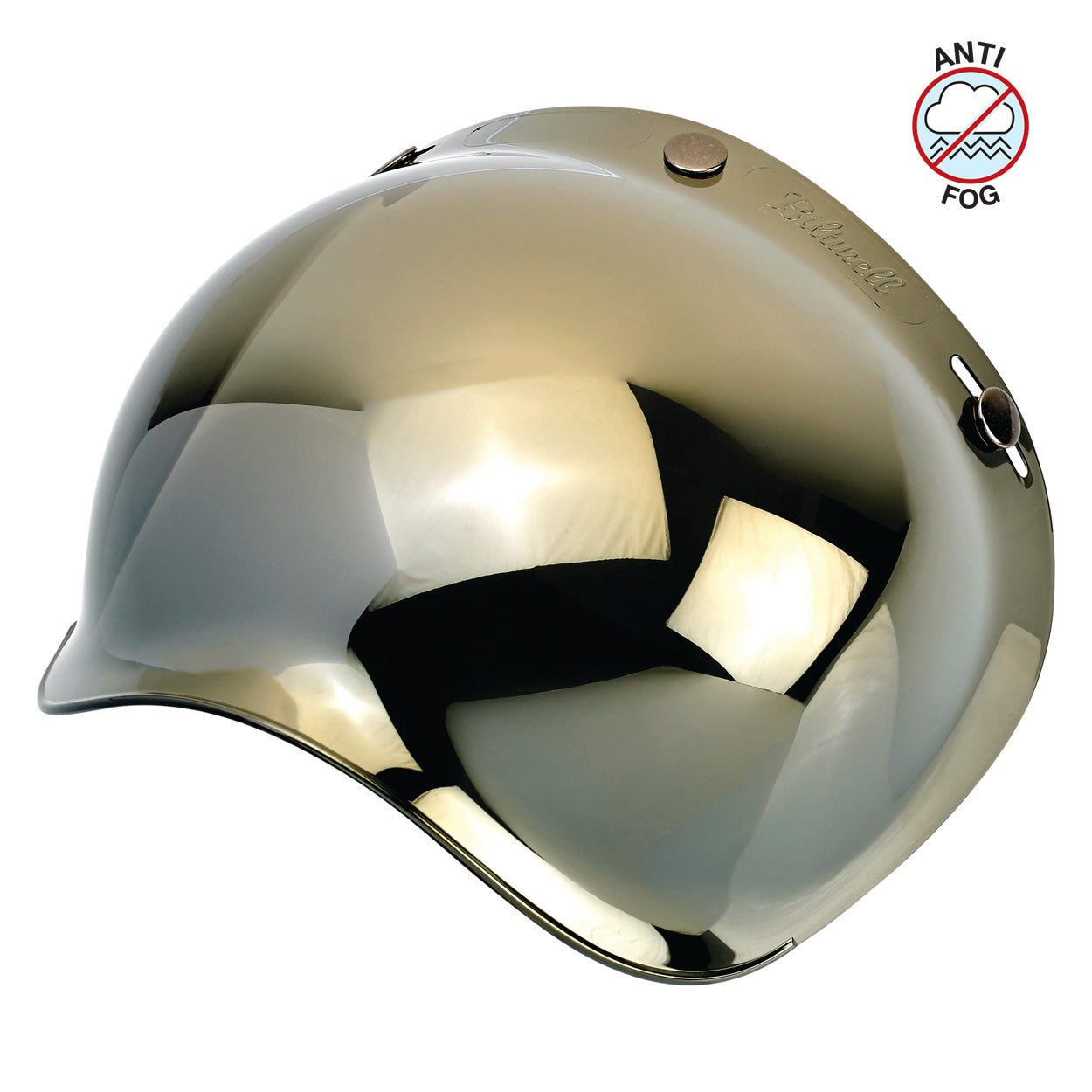 Biltwell Bubble Shield Anti-Fog Gold Mirror